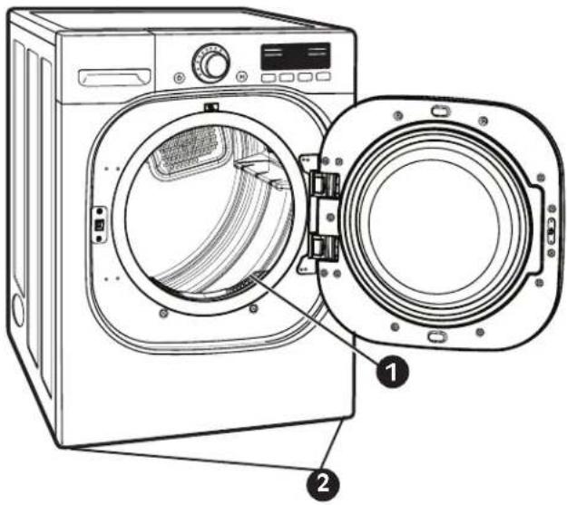 LG SteamDryer DLGX2802W - eSTanTe de Secado - 1