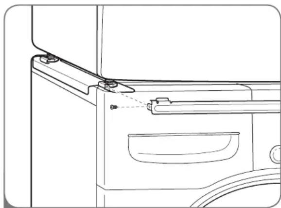 LG SteamDryer DLGX2802W - STACKING KIT INSTALLATION (cont.) - 2