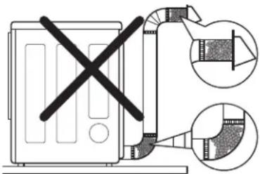 LG SteamDryer DLGX2802W - Circulation d'air bloquée - 2