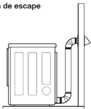 LG DLG2702V - Direccionamiento y conexión del sistema de conducto de escape - 1
