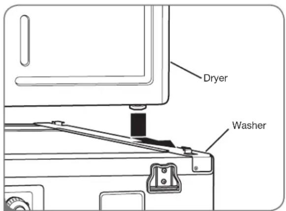 LG DLG2702V - STACKING kIT INSTALLATION (cont.) - 1