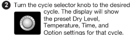LG DLG2702V - OPERATING THE DRYER - 2
