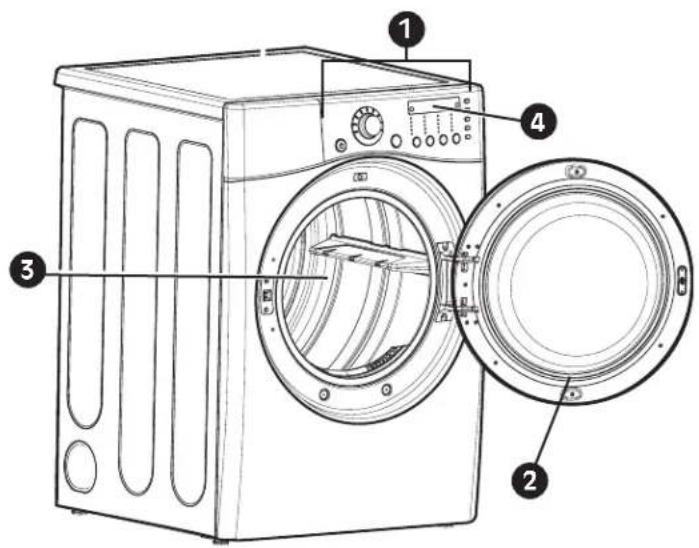 LG DLG2702V - SYSTÈME DE DÉTECTION DES bLOCAGES DANS LE CONDUIT D'ÉVACUATION/LE FILTRE FLOW SENSEMC - 1