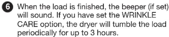 LG DLG2702V - OPERATING THE DRYER - 7