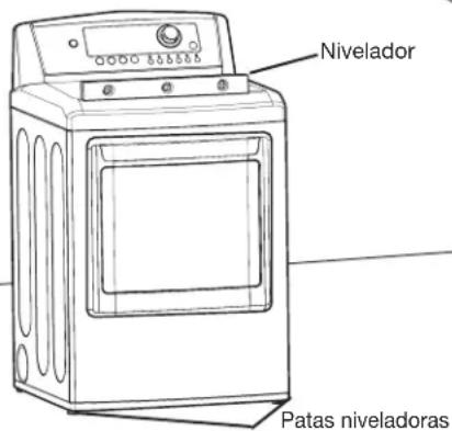 LG DLG5002W - NIVELACIÓN DE LA SECADORA - 1