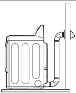 LG DLG5002W - Pour mettre en marche le cycle de test du conduit d'évacuation : - 7