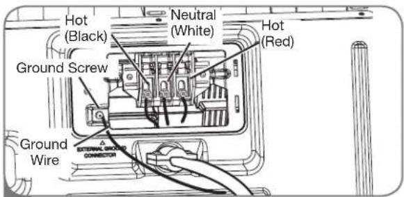 LG DLG5002W - Three-Wire Connection for Electric Dryers: Direct Wire - 2