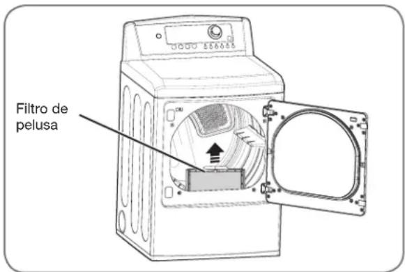 LG DLG5002W - REVISE EL FILTRO DE PELU-SA ANTES DE CADA USO - 1