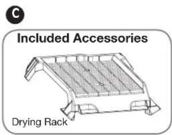 LG DLG5002W - C DRYING RACK - 2