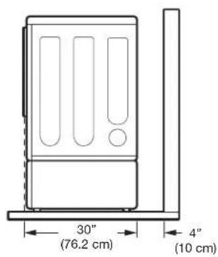 LG DLGX2502W - INSTALLATION WITH OPTIONAL PEDESTAL BASE OR STACKING KIT - 1
