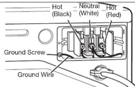 LG DLGX2502W - Four-Wire Connection for Electric Dryers: Direct Wire - 3