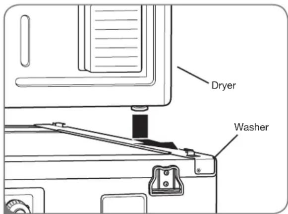 LG DLGX2502W - STACKING KIT INSTALLATION (cont.) - 1