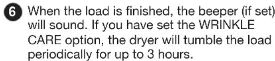 LG DLGX2502W - OPERATING THE DRYER - 8
