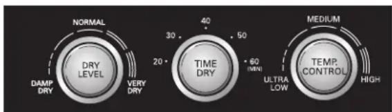 LG DLGX2502W - OPERATING THE DRYER - 4