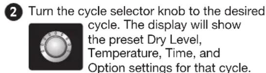 LG DLGX2502W - OPERATING THE DRYER - 2