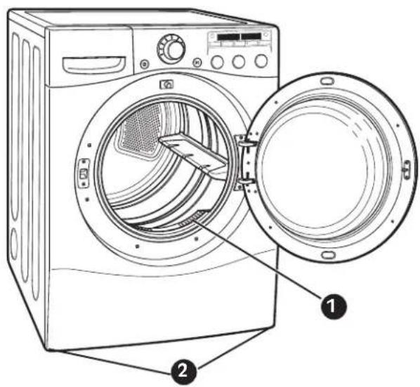LG DLGX2502W - DRYING RACK - 1