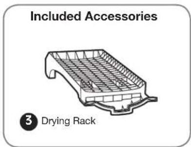 LG DLE2301R - DRYING RACK - 1