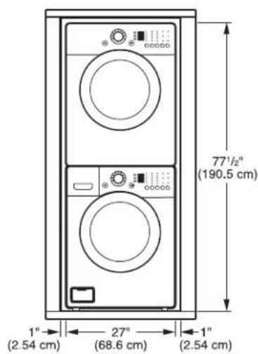 LG DLG2102W - INSTALLATION WITH OPTIONAL PEDESTAL BASE OR STACKING KIT - 2