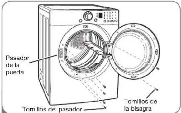 LG DLG2102W - cómo invertir eL Sentido de La puerta - 1
