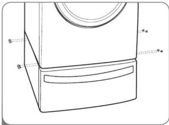 LG DLG2102W - PEDESTAL INSTALLATION (cont.) - 2