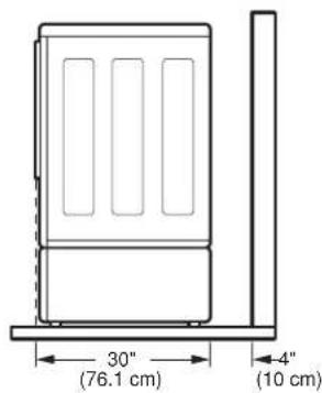 LG DLG2302R - INSTALLATIONS WITH OPTIONAL PEDESTAL BASE OR STACKING KIT - 1