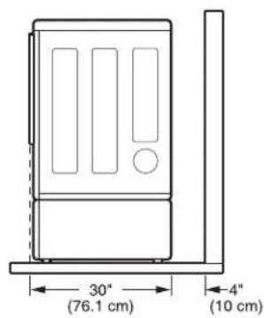LG DLE2101W - INSTALLATION WITH OPTIONAL PEDESTAL BASE OR STACKING KIT - 1