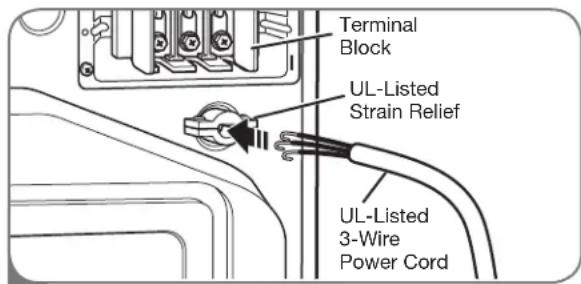 LG DLE2101W - Three-Wire Connection for Electric Dryers: Direct Wire - 2