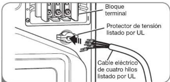 LG LSDG389VS - Conexión de cuatro hilos para secadoras eléctricas: Cable eléctrico con enchufe - 1