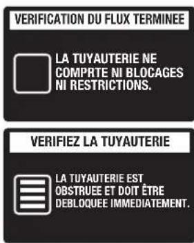 LG LSDG389VS - Pour mettre en marche le cycle de test du conduit d'évacuation : - 6