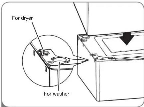 LG LSDG389VS - PEDESTAL INSTALLATION (cont.) - 1