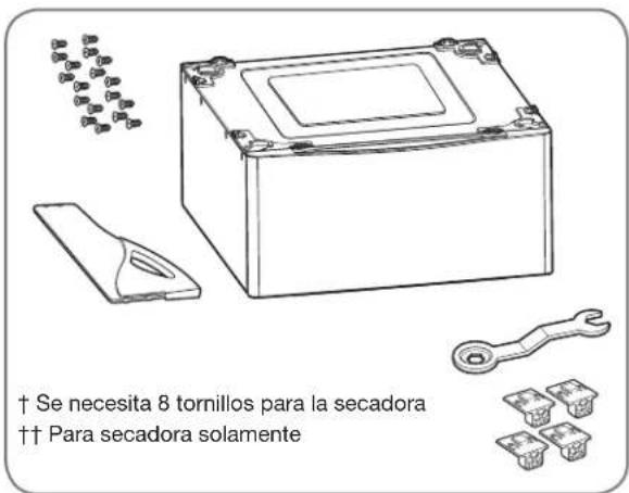 LG LSDG389VS - El accesorio de pedestal incluye: - 1