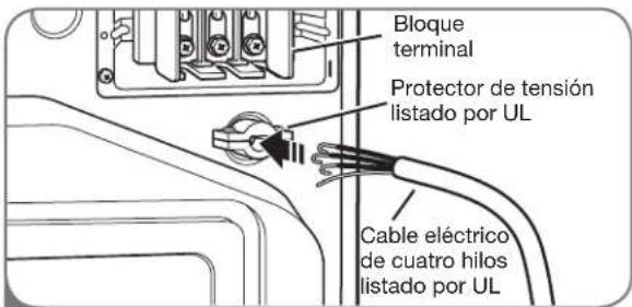 LG DLE2601W - Conexión de cuatro hilos para secadoras eléctricas: Conexión directa - 2