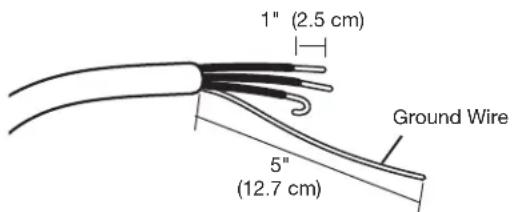 LG DLE2601W - Four-Wire Connection for Electric Dryers: Direct Wire - 1