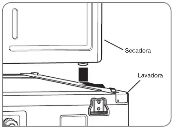LG DLE2601W - INSTALACIÓN DEL KIT DE APILADO (cont.) - 1