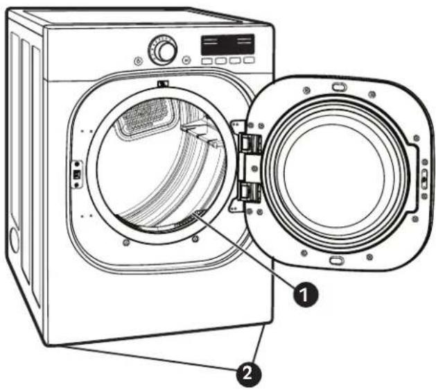 LG DLE2601W - DRYING RACK - 1