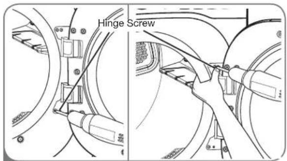 LG DLE2601W - TO REMOVE THE DOOR - 4