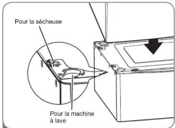LG Studio LSDE388VS - INSTALLATION DU PIÉDESTAL - 1