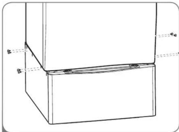 LG Studio LSDE388VS - INSTALLATION DU PIÉDESTAL - 2