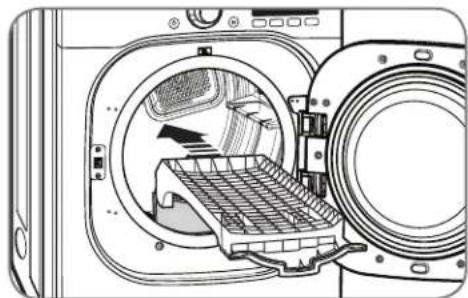 LG DLE2601R - To Install the Drying Rack - 1