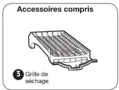 LG DLG2302W - GRILLE DE SÉCHAGE - 1