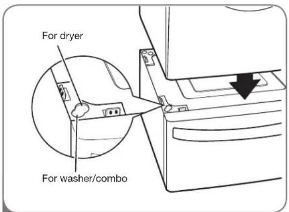 LG DLG2302W - PEDESTAL INSTALLATION (cont.) - 1