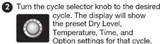 LG DLG2302W - OPERATING THE DRYER - 2