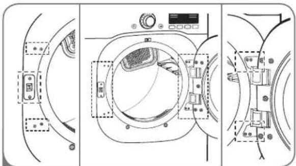 LG DLG2602R - Para reTirar la PuerTa - 3
