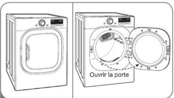 LG DLG2602R - pour retirer La porte - 1
