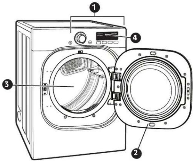 LG DLG2602R - sYstÈMe de détection des bLocaGes dans Le conduit d'éVacuation/Le FiLtre FLOW sense MC - 1