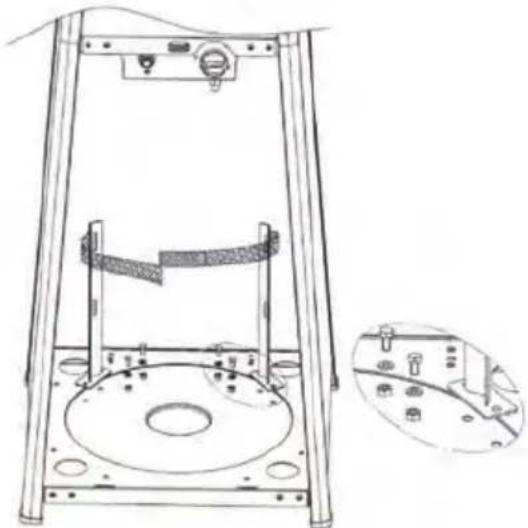 Hendi 272404 - Securing the gas cylinder - 1