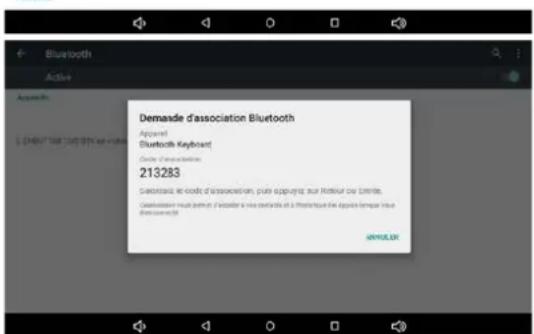 LOGICOM LEment Tab 1042 BTK - Connexion du clavier Bluetooth - 3
