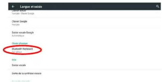 LOGICOM LEment Tab 1042 BTK - Configuration du clavier Bluetooth: - 2