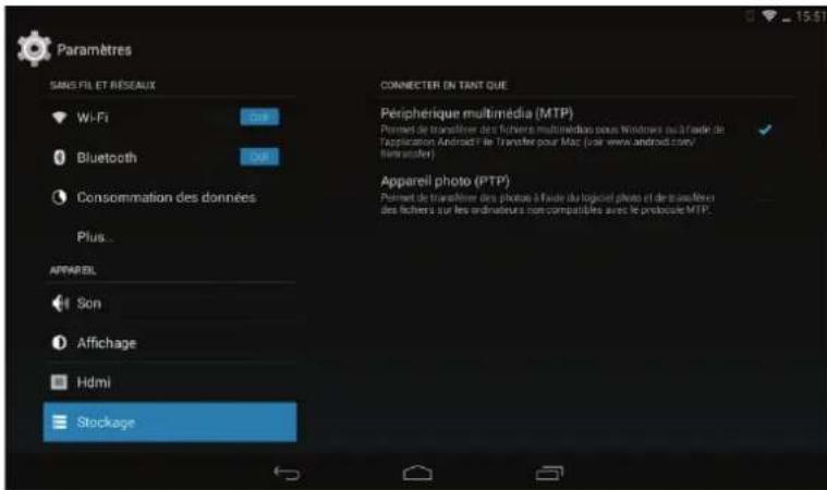 LOGICOM LEment Tab 1040 BTK - Connexions USB - 1