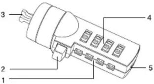 LOGILINK NBS002 - Réglage de la COMBINAISON4. - 1